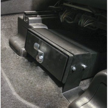 Tuffy Security Cargo Organizer Under Driver Side Seat Black Steel - 33501-2