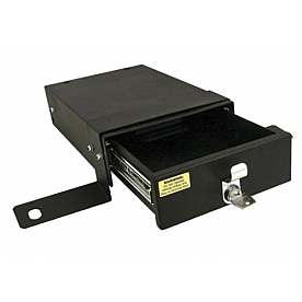 Tuffy Security Cargo Organizer Under Driver Side Seat Black Steel - 33501