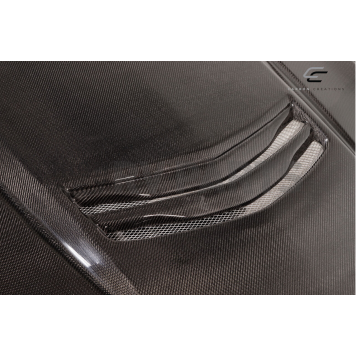 Carbon Creations Hood - Black Carbon Fiber - 115376-5