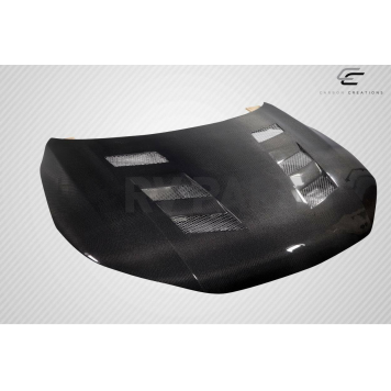 Carbon Creations Hood - Black Carbon Fiber - 115505-2