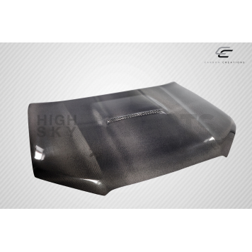 Carbon Creations Hood - Black Carbon Fiber - 115610-1