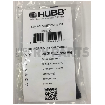 Hubb Filters Oil Filter O-Ring - 3301