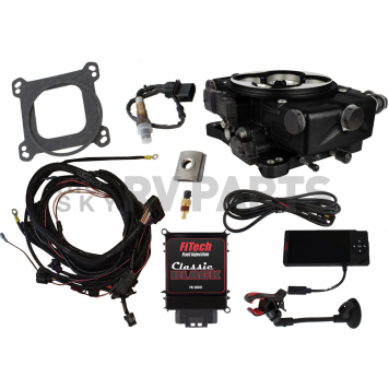 FiTech Go EFI Classic Black 650HP Fuel Injection System - 300021-3
