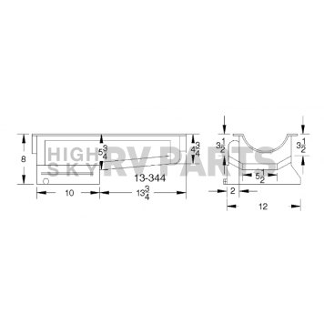 Canton Racing Drag Race Power Oil Pan - 13-344-2