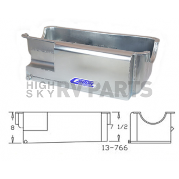 Canton Racing Drag Race Power Oil Pan - 13-766-1