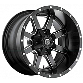 Fuel Off Road Wheel Maverick D538 - 20 x 9&nbsp;Black With Natural Accents - D53820909850
