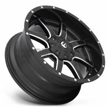 Fuel Off Road Wheel Maverick D538 - 20 x 9 Black With Natural Accents - D53820909850-1