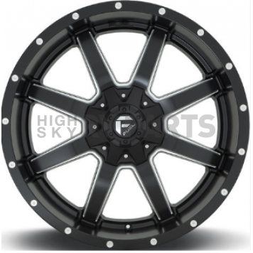 Fuel Off Road Wheel Maverick D538 - 20 x 9 Black With Natural Accents - D53820909850-2