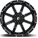 Fuel Off Road Wheel Maverick D538 - 20 x 9 Black With Natural Accents - D53820909850