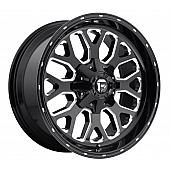Fuel Off Road Wheel Titan D588 - 18 x 9&nbsp;Black With Natural Accents - D58818909850
