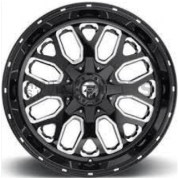 Fuel Off Road Wheel Titan D588 - 20 x 9 Black With Natural Accents - D58820909850-2