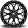 Fuel Off Road Wheel Titan D588 - 20 x 9 Black With Natural Accents - D58820909850
