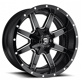 Fuel Off Road Wheel Maverick D610 - 18 x 9&nbsp;Black With Natural Accents - D61018909854