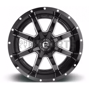 Fuel Off Road Wheel Maverick D610 - 18 x 9 Black With Natural Accents - D61018909854-2
