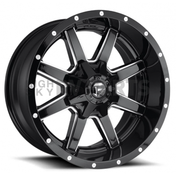 Fuel Off Road Wheel Maverick D610 - 18 x 9 Black With Natural Accents - D61018909854