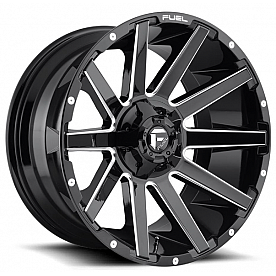 Fuel Off Road Wheel Contra D615 - 18 x 9&nbsp;Black With Natural Accents - D61518909850