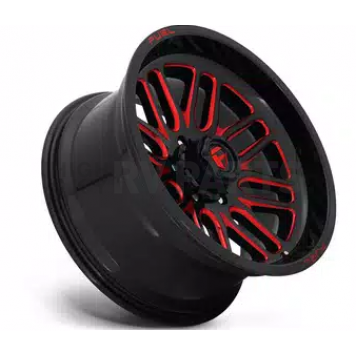 Fuel Off Road Wheel Ignite D663 - 20 x 9 Black With Red Tinted Accents - D66320908450-1