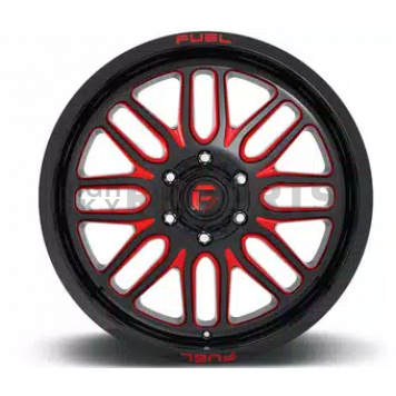 Fuel Off Road Wheel Ignite D663 - 20 x 9 Black With Red Tinted Accents - D66320908450-2