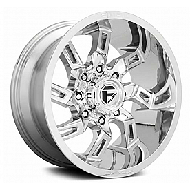 Fuel Off Road Wheel Lockdown D746 - 20 x 9&nbsp;Silver - D74620908450