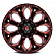 Fuel Off Road Wheel Assault D787 - 20 x 9 Black With Red Natural Accents - D78720909850
