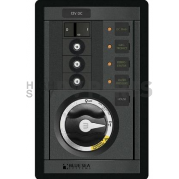 Blue Sea Battery Disconnect Switch Panel 1408BSS