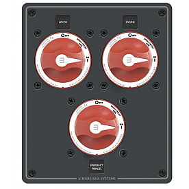 Blue Sea Battery Disconnect Switch Panel 8280BSS