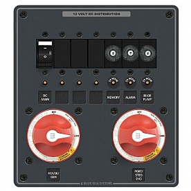 Blue Sea Battery Disconnect Switch Panel 8689BSS