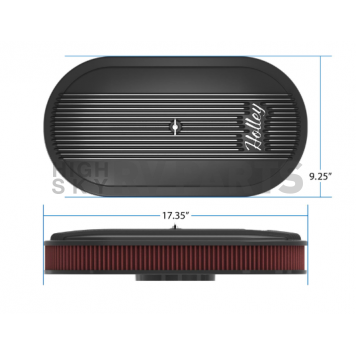 Holley  Performance Air Cleaner Assembly - 120-402-2