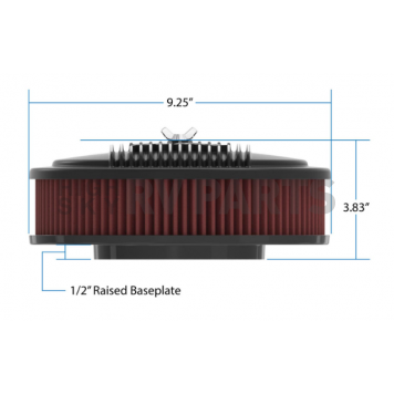 Holley  Performance Air Cleaner Assembly - 120-402-3