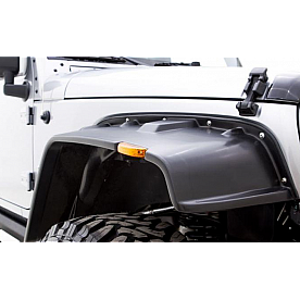 Lund International Fender Flare - Black Smooth Set Of 2 - FX707SA