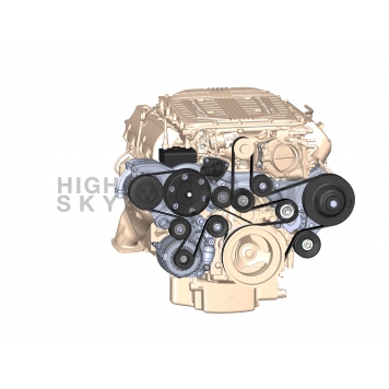 Holley Premium Mid-Mount Complete Accessory System For GM Gen V LT4 Wet Sump Engines-1