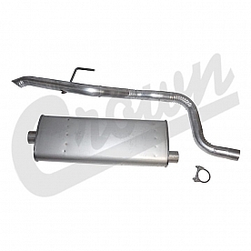 Crown Automotive Steel Muffler With Tailpipe Kit - 52080441AA