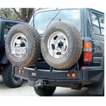 ARB Spare Tire Carrier Powder Coated Black Steel ARB 5611210 Bumper Mount - 5711232