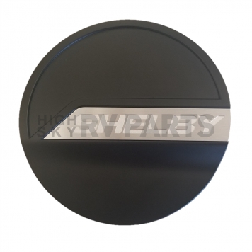 Drake Automotive Fuel Door - Aluminum Black - JR3B-6640526-BK-2