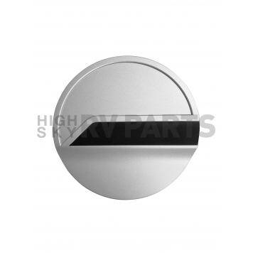 Drake Automotive Fuel Door - Silver Aluminum - JR3B-6640526-SL-1