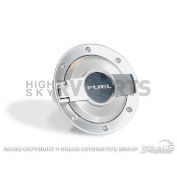 Drake Automotive Fuel Door - Satin Aluminum - MO-210001-SATIN
