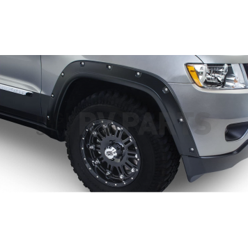 Bushwacker Fender Flare - Black Dura-Flex 2000 ABS Smooth Plastic Matte Set Of 2 - 1007502