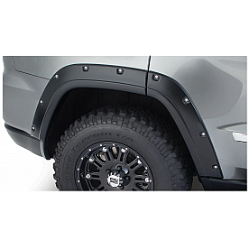 Bushwacker Fender Flare - Black Dura-Flex 2000 ABS Smooth Plastic Matte Set Of 2 - 1007602