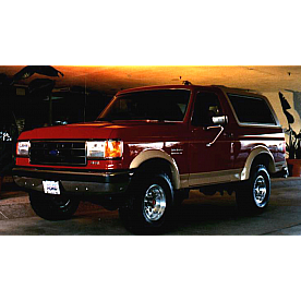 Bushwacker Fender Flare - Black Dura-Flex 2000 ABS Smooth Plastic Matte Set Of 2 - 2001501