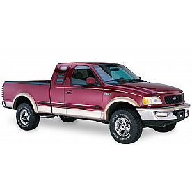 Bushwacker Fender Flare - Black Dura-Flex 2000 ABS Smooth Plastic Matte Set Of 2 - 2003411