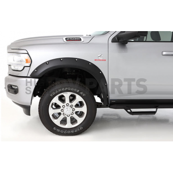 Bushwacker Fender Flare - Black Dura-Flex 2000 ABS Smooth Plastic Matte Set Of 2 - 4006102-2