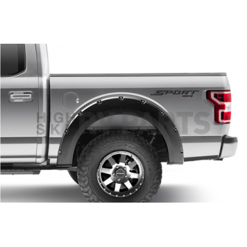 Bushwacker Fender Flare - Black Dura-Flex 2000 ABS Smooth Plastic Matte Set Of 2 - 2009202