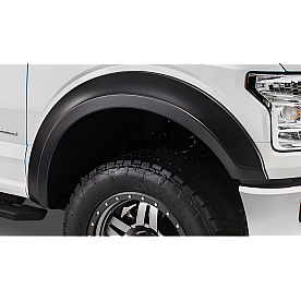 Bushwacker Fender Flare - Black Dura-Flex 2000 ABS Smooth Plastic Matte Set Of 2 - 2009302