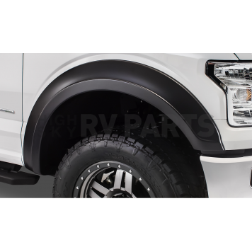 Bushwacker Fender Flare - Black Dura-Flex 2000 ABS Smooth Plastic Matte Set Of 2 - 2009302