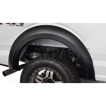 Bushwacker Fender Flare - Black Dura-Flex 2000 ABS Smooth Plastic Matte Set Of 2 - 2009402
