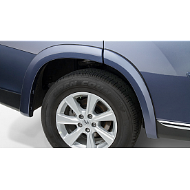 Bushwacker Fender Flare - Black Dura-Flex 2000 ABS Smooth Plastic Matte Set Of 2 - 3003002