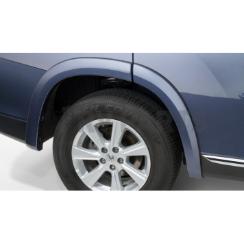 Bushwacker Fender Flare - Black Dura-Flex 2000 ABS Smooth Plastic Matte Set Of 2 - 3003002