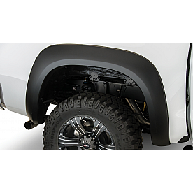 Bushwacker Fender Flare - Black Dura-Flex 2000 ABS Smooth Plastic Matte Set Of 2 - 3003602