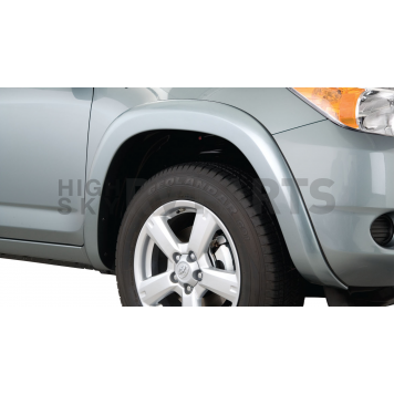 Bushwacker Fender Flare - Black Dura-Flex 2000 ABS Smooth Plastic Matte Set Of 2 - 3106102
