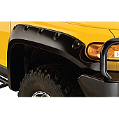 Bushwacker Fender Flare - Black Dura-Flex 2000 ABS Smooth Plastic Matte Set Of 2 - 3106302